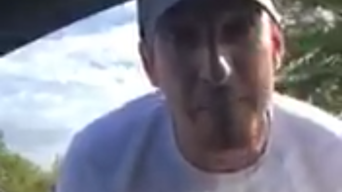 A man identified as Neil Thompson said he agreed to stage a racist rant on video for $200.