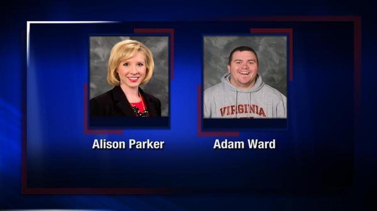 
Alison Parker and Adam Ward. 
