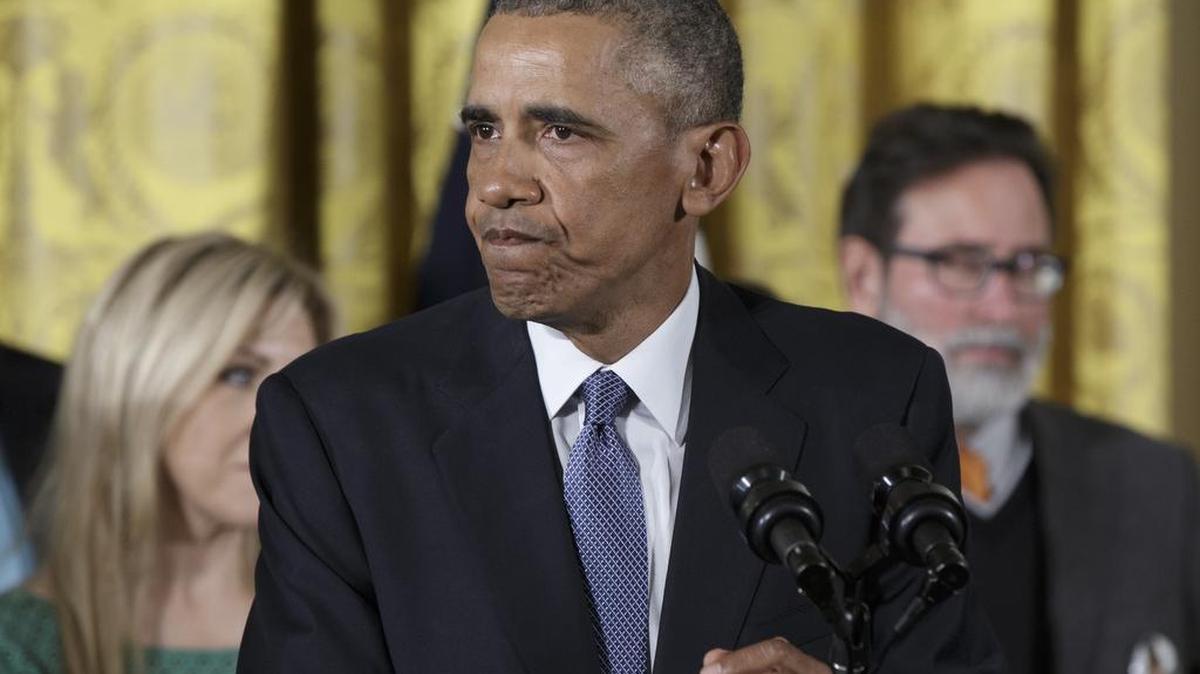 President Barack Obama pauses as he speaks in the East Room of the White House in Washington, Tuesday, Jan. 5, 2016, about steps his administration is taking to reduce gun violence.