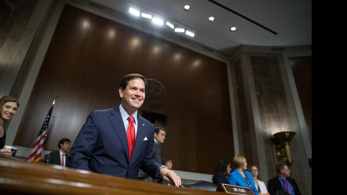 
Republican presidential candidate and Florida Sen. Marco Rubio has a chapter in his new book titled “Making America Safe for Uber” and recently tweeted thanks to the company for a ride in New York. 
