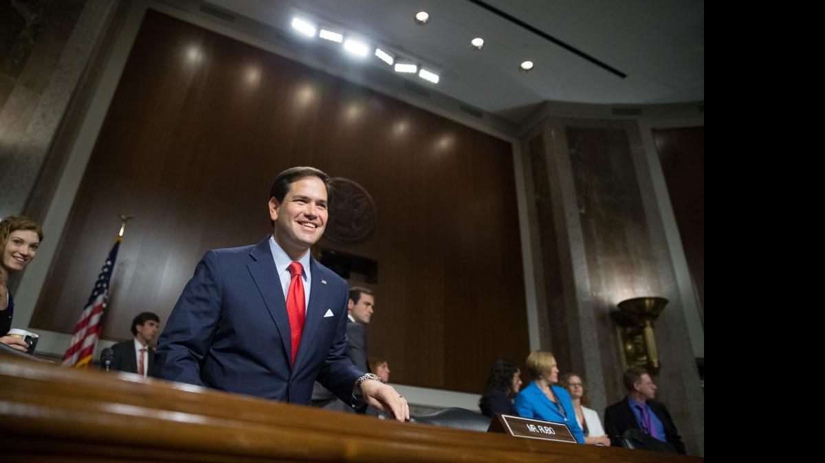 
Republican presidential candidate and Florida Sen. Marco Rubio has a chapter in his new book titled “Making America Safe for Uber” and recently tweeted thanks to the company for a ride in New York. 
