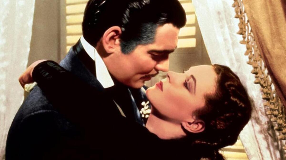 Clark Gable and Vivien Leigh in “Gone With the Wind”