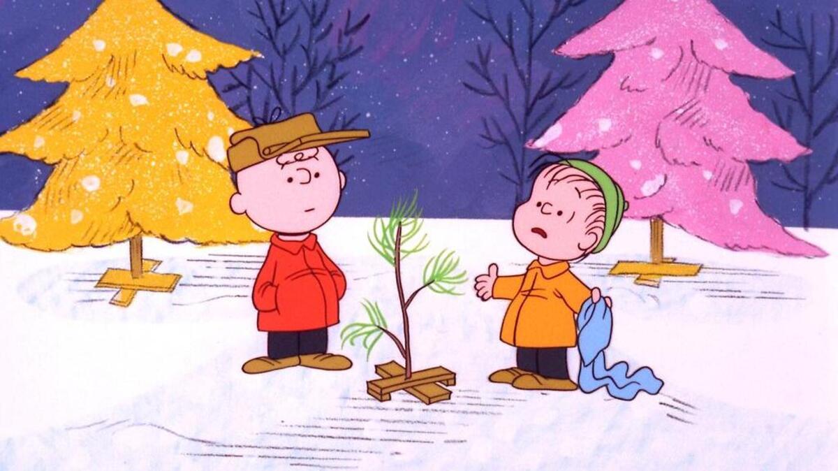In this promotional image provided by ABC TV, Charlie Brown and Linus appear in a scene from "A Charlie Brown Christmas.