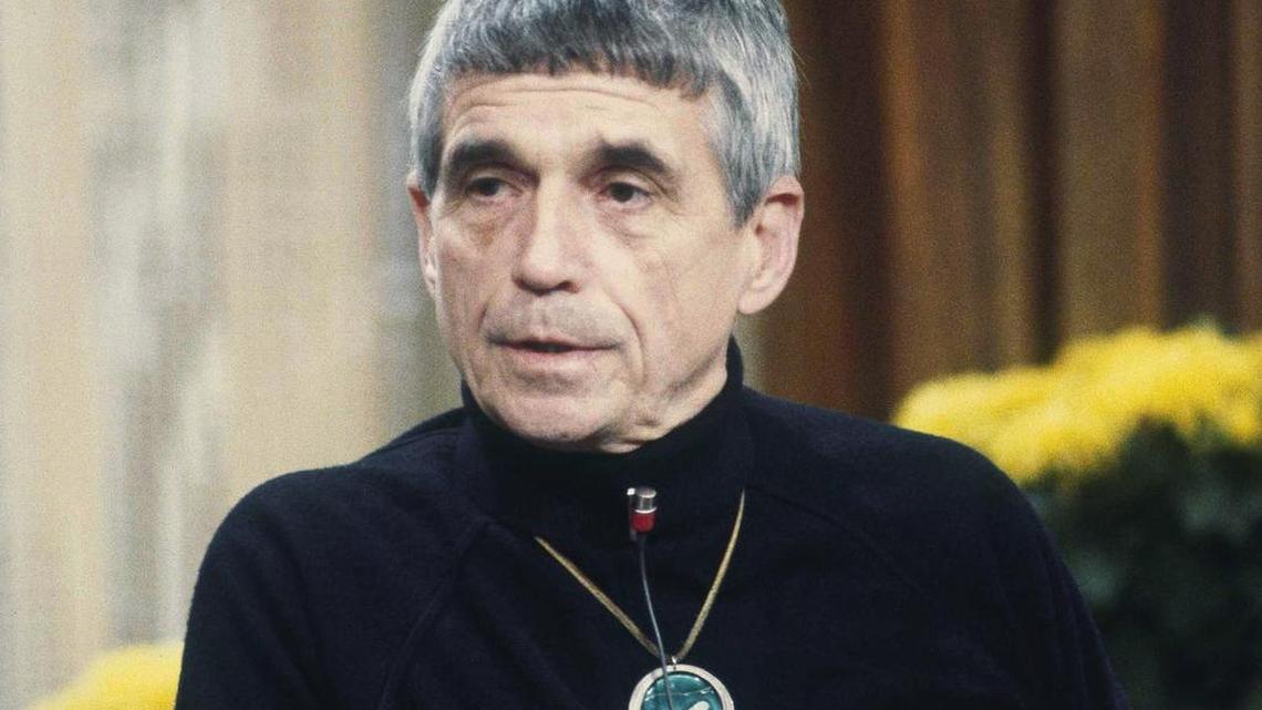 This Feb. 16, 1981, photo shows Daniel Berrigan, ex-priest, now political activist on NBC-TV’s “Today” show in New York. Michael Benigno, a spokesman for the Jesuits USA Northeast Province, says Berrigan died April 30, 2016, at a Jesuit infirmary at Fordham University.