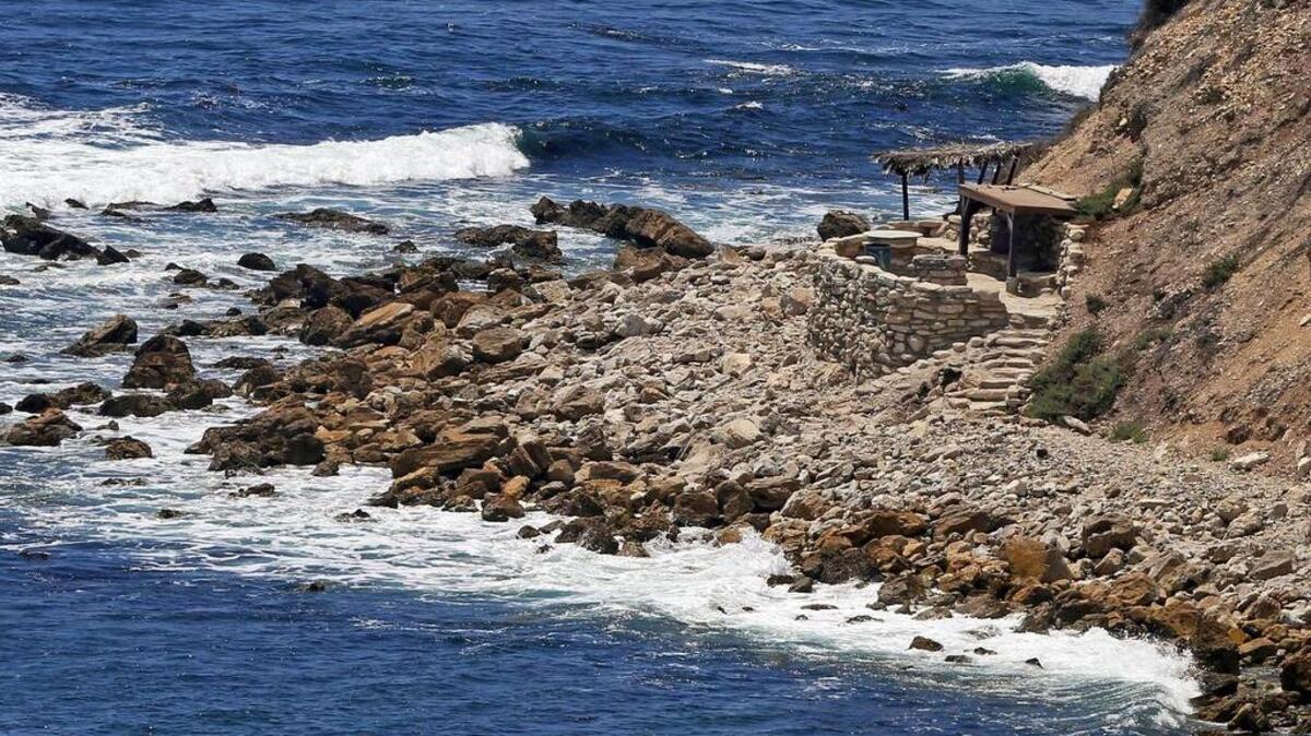 The days are numbered for the “Stone Fort” at Rocky Point in Lunada Bay in the city of Palos Verdes Estates, Calif. People say it was built illegally decades ago by a territorial group of surfers known as the Bay Boys, who keep rival wave-riders from some of the best breaks in Southern California. The city ordered the structure torn down amid complaints that its only purpose is as a staging area from which the Bay Boys can gather to harass other surfers.