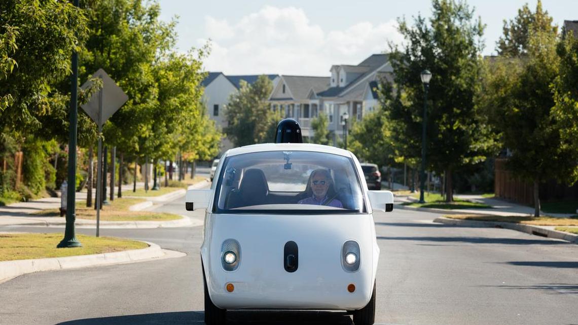 Steve Mahan, who is legally blind, was the first non-Google employee to ride alone in the company’s gumdrop-shaped autonomous car. The ride was in October 2015 in Austin. Advocates for the elderly and people with disabilities say the technology could give them unprecedented freedom.