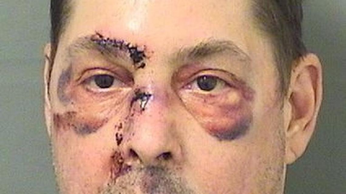 Kurt Jenkins of Boynton Beach was arrested on charges of lewd and lascivious behavior and indecent exposure.