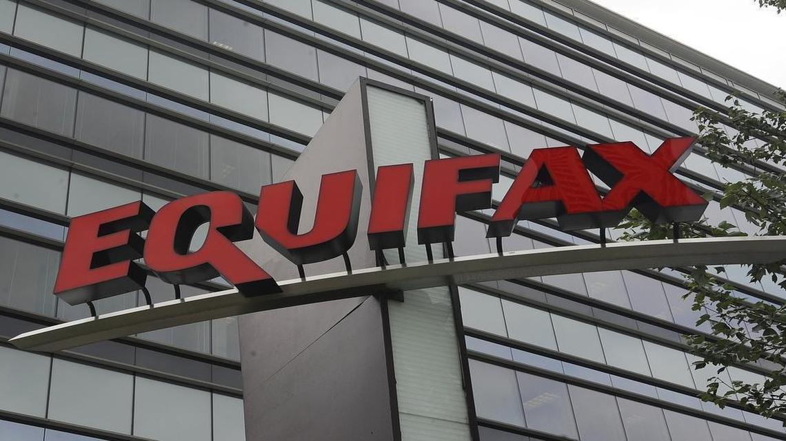 A corporate sign rises near the headquarters of Equifax Inc. in Atlanta. The credit bureau was hit by a massive hack earlier this year, losing personal data of up to 143 million Americans.