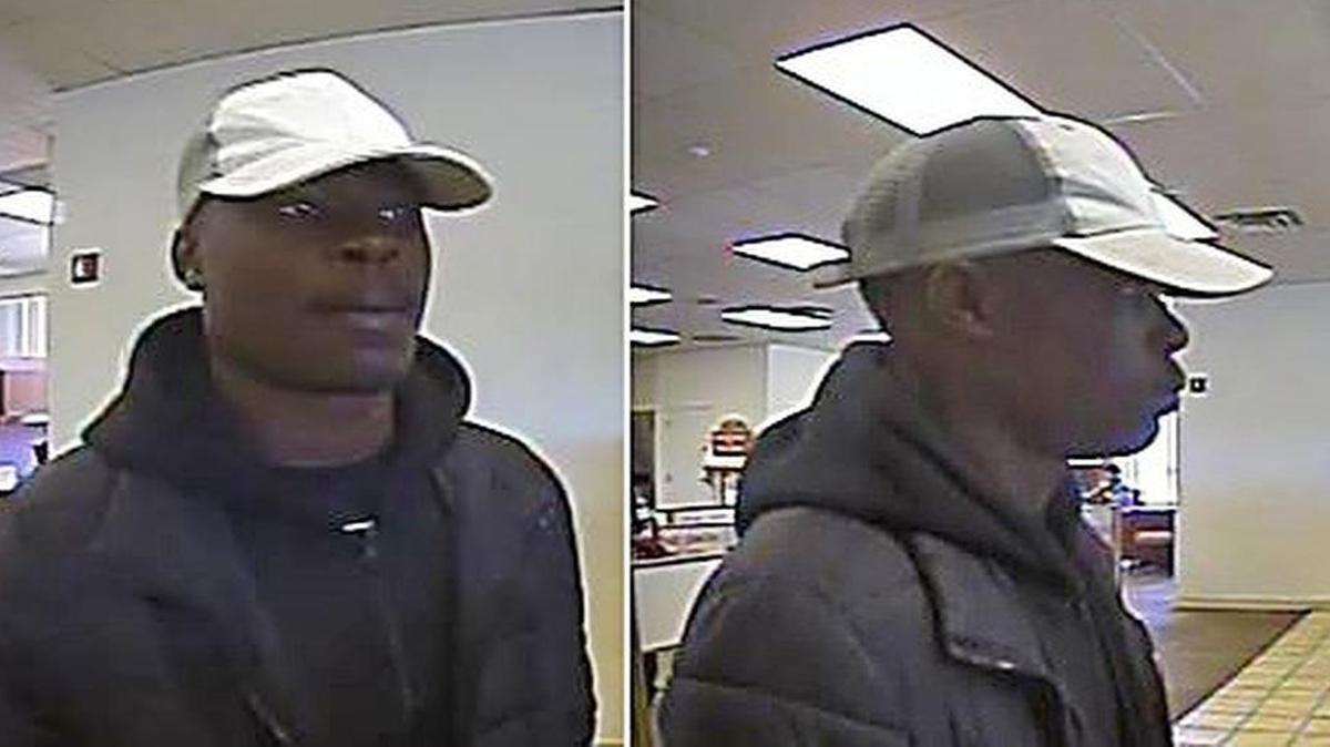 Police are looking for a bank robbery suspect wanted for questioning in at least four bank robberies dating back to April 24.