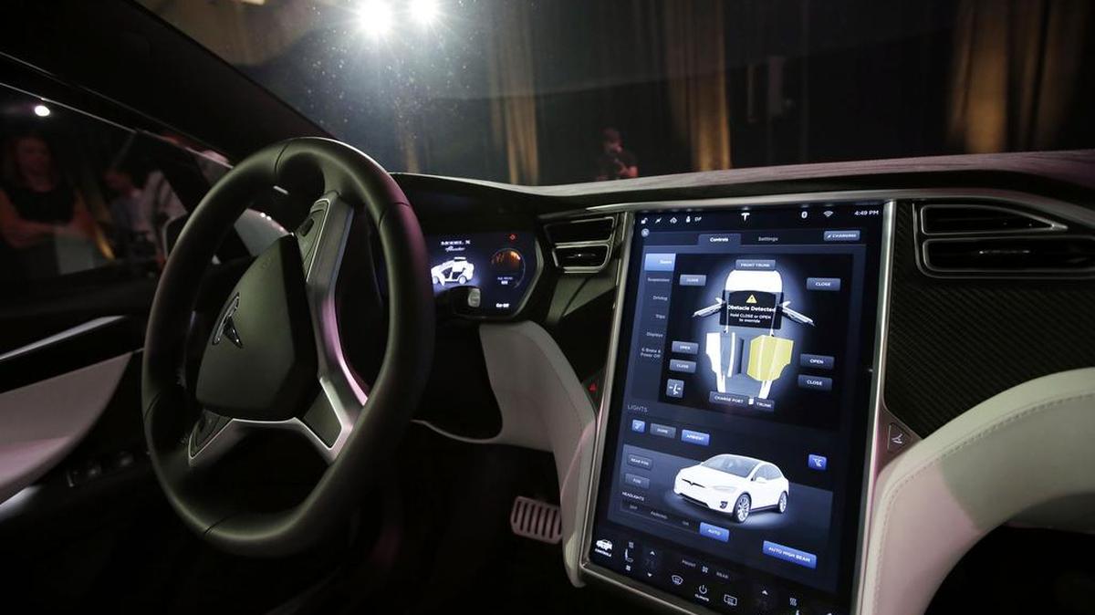 Newer cars, such as the Tesla Model X pictured here, that connect to the internet are capable of collecting vast amounts of data about their drivers. Tesla Motors has used data to reveal, sometimes within hours of a crash, how fast the driver was going and whether or not the company’s semi-autonomous Autopilot system was engaged.