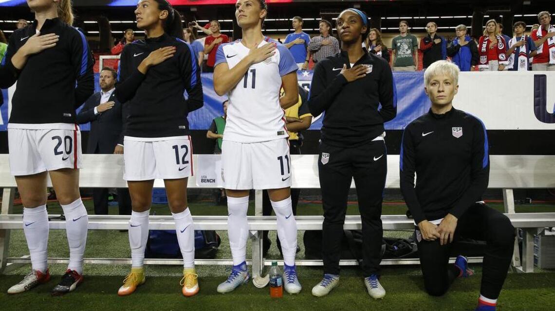 U.S. Soccer now requires players and coaches to stand for the national anthem