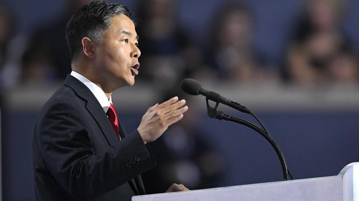 Ted Lieu, a Democratic congressman from California, walked out of a moment of silence in Congress.