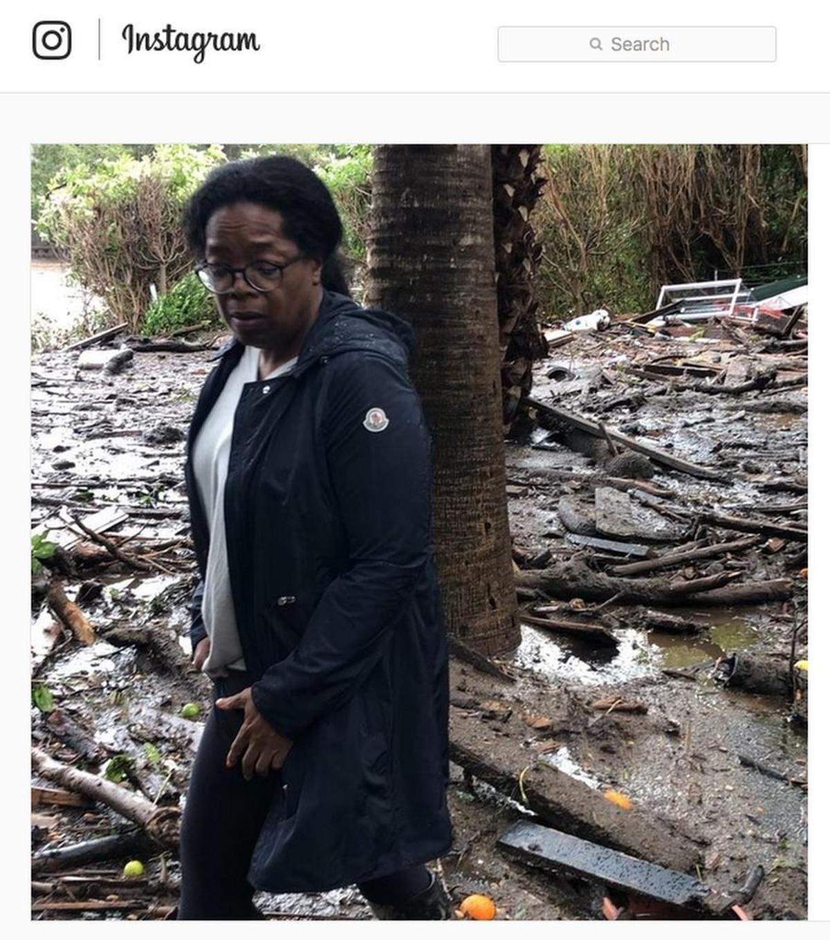 Oprah Winfrey posted a video on Instagram