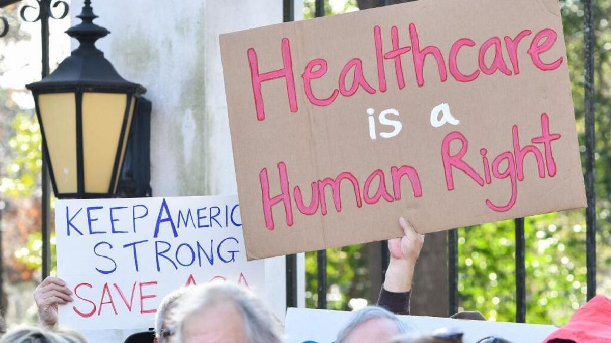Many Affordable Care Act supporters showed up at a South Carolina rally with hand-made signs to show off their feelings regarding the ACA and health care in America. The ACA rally took place to bring awareness to the repercussions of repealing the health care law.