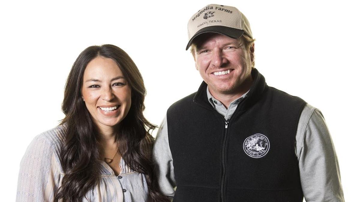 Joanna Gaines, left, and Chip Gaines are the stars of “Fixer Upper” on HGTV.