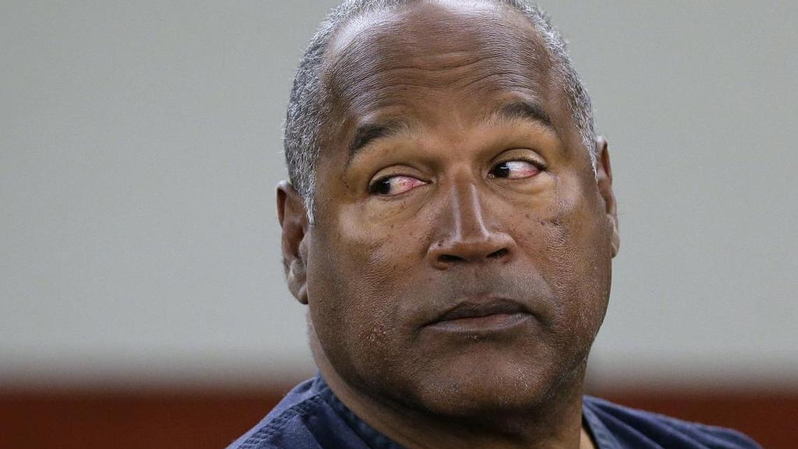 O.J. Simpson appears at a 2013 evidentiary hearing in Clark County District Court, in Las Vegas. A former Los Angeles police officer and part-time actor who has been a friend of Simpson’s for years thinks he might be ready to confess to killing his ex-wife and Ronald Goldman.