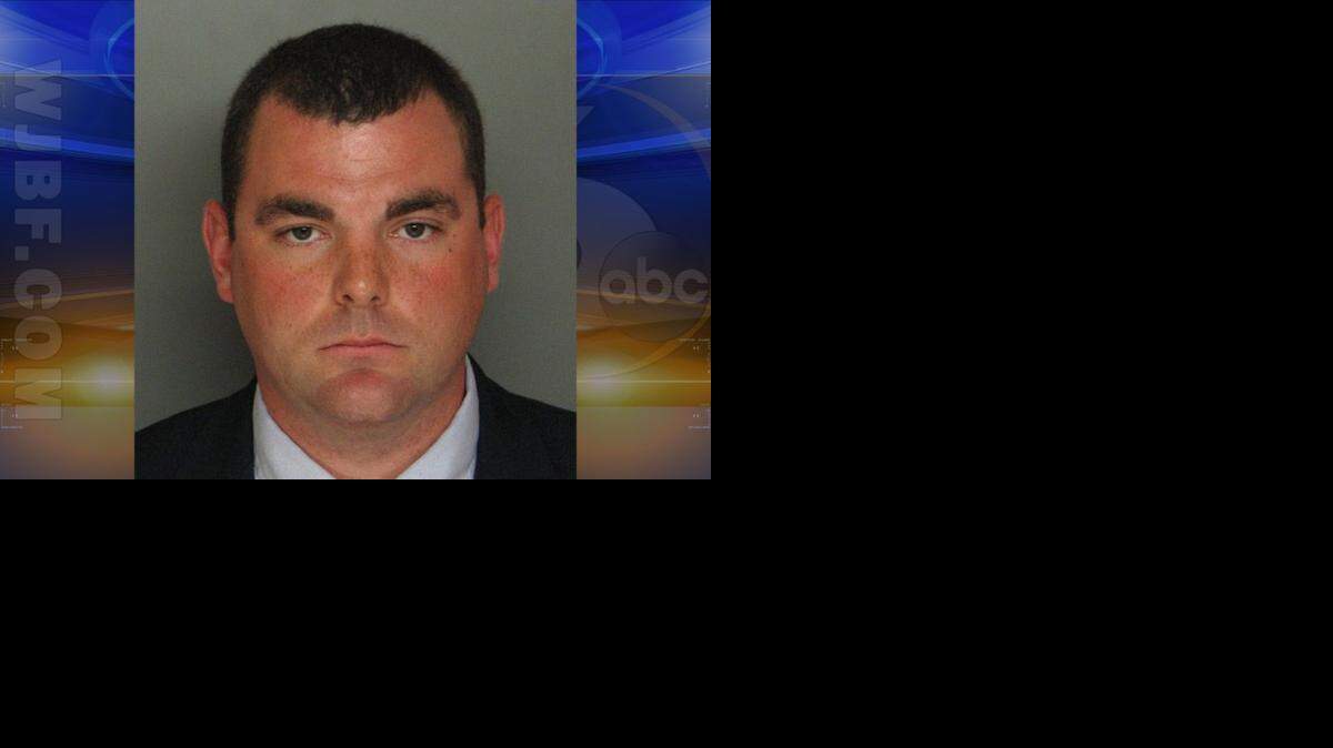 
Mug shot of Justin Gregory Craven, who is a North Augusta Department of Public Safety officer who was arrested by South Carolina Law Enforcement Division agents on April 7, 2015.
