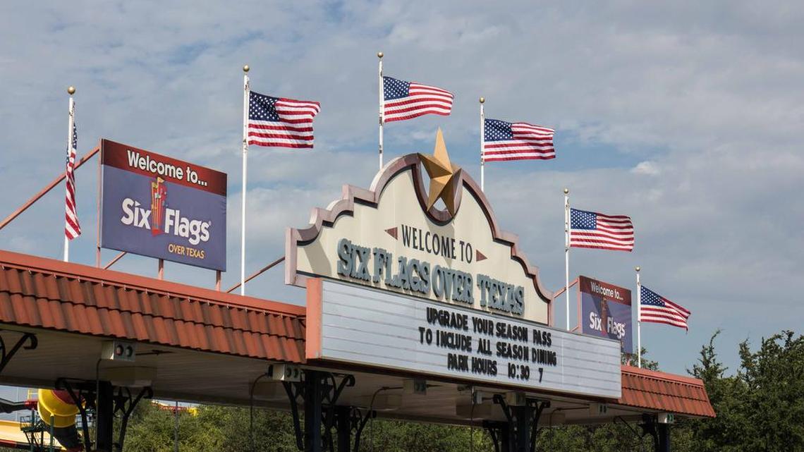 Six Flags will no longer fly the six flags over Texas. Only the U.S. flag will fly at the Arlington amusement park.