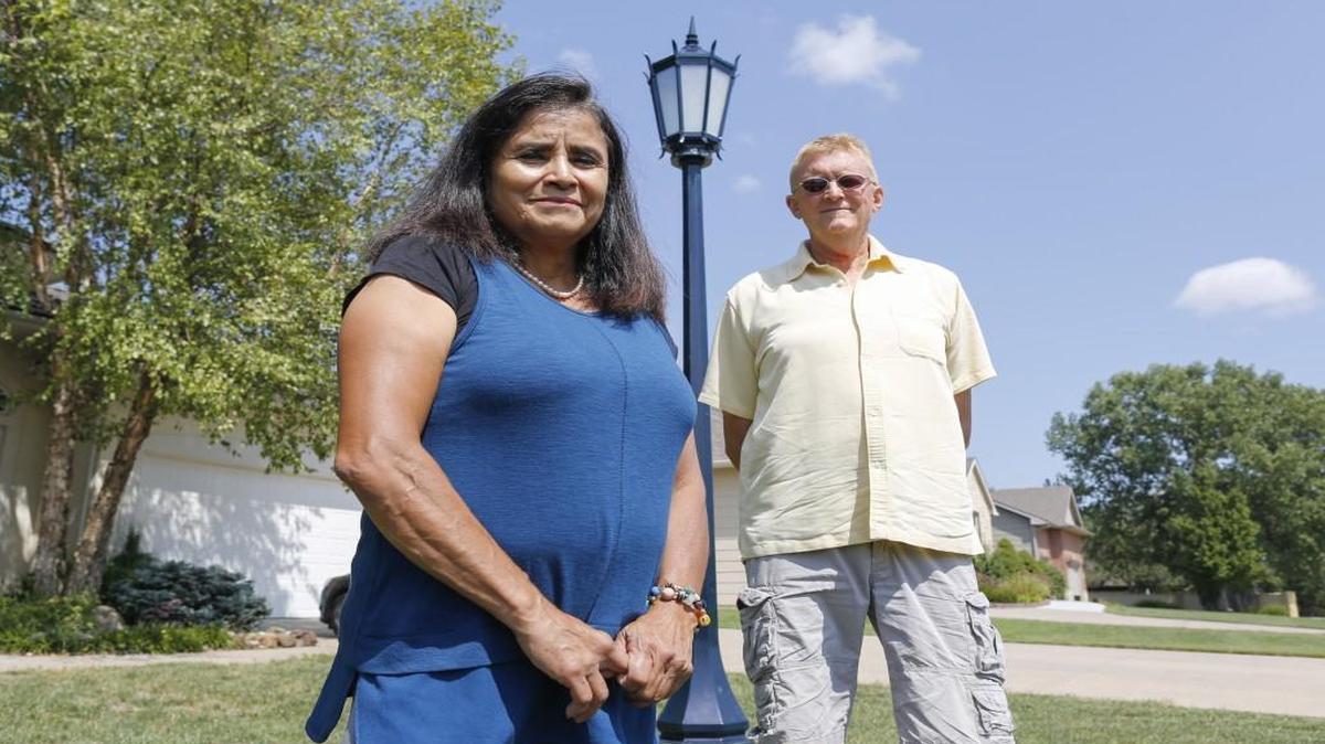 Dan and Alice Smith’s homeowners association has filed a lawsuit demanding they remove a 12-foot tall lamp they installed outside of their east Wichita home.
