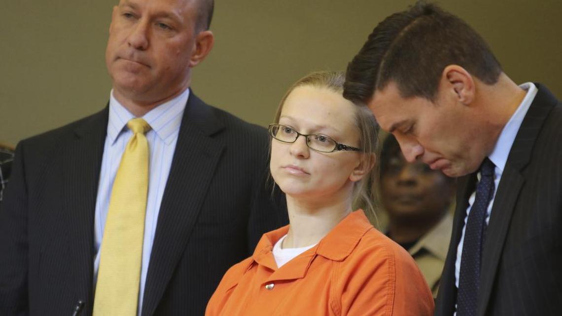 The family of Vincent Viafore want to keep his fiance, Angelika Graswald, center, from claiming his life insurance policy after she pleaded guilty to her role in his 2015 death.