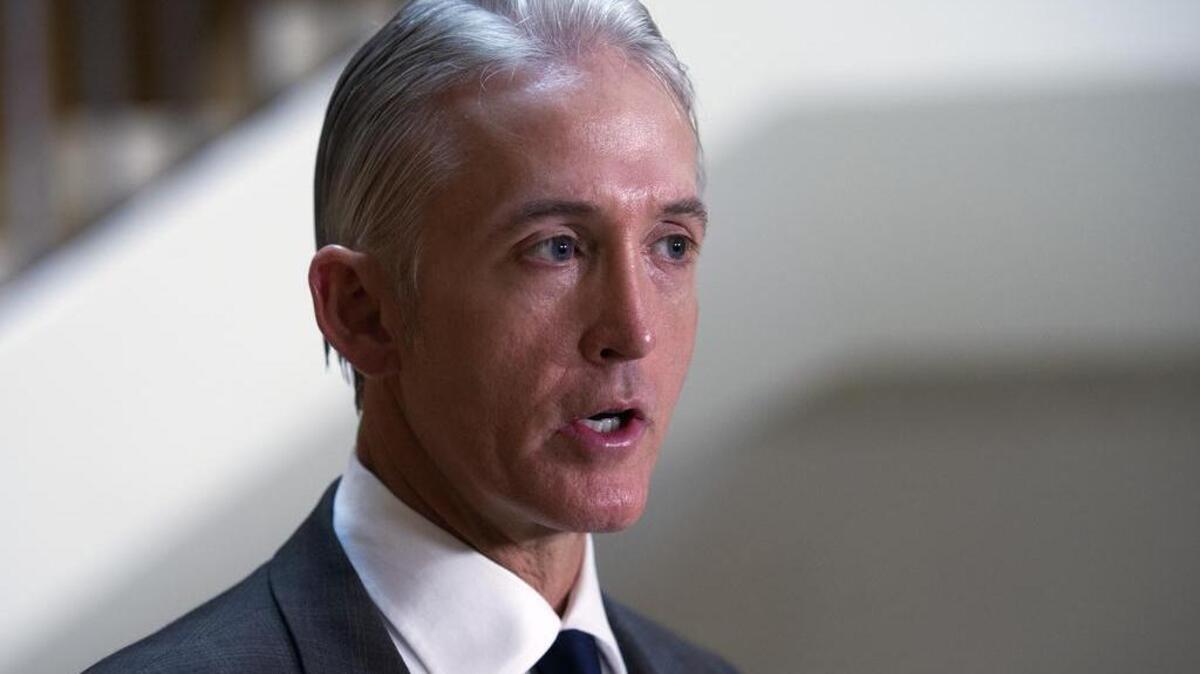 
 U.S. Rep. Trey Gowdy, R-S.C., said Tuesday, Sept. 29, 2015, that he is not in the running for the top position in the U.S. House. 
