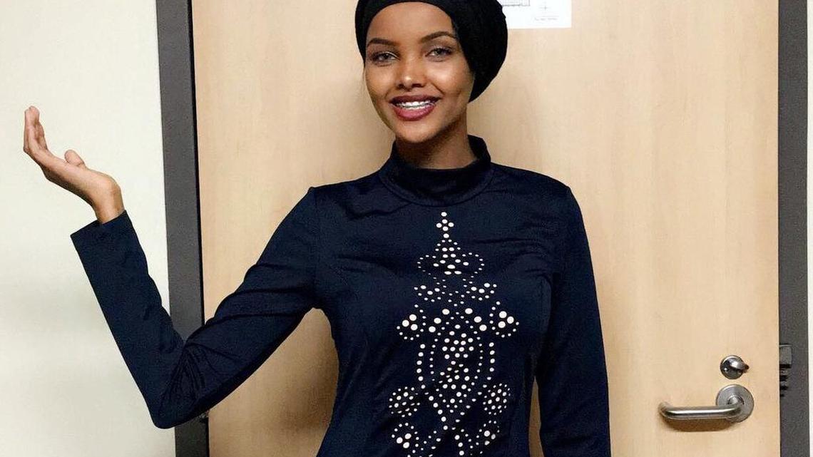 Halima Aden, a Somali-American, will be the first to compete in the Miss Minnesota USA contest while wearing a hijab and other modest Muslim clothing that keeps her fully covered.