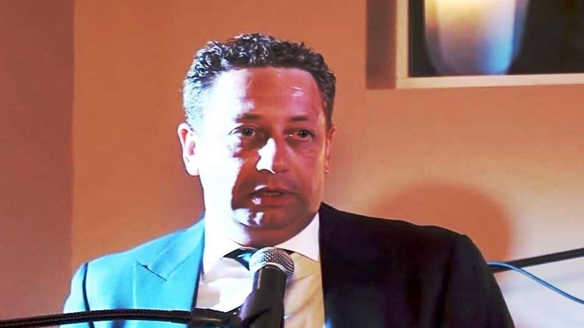 Russian emigre Felix Sater, shown here in a screenshot from a YouTube video he posted on Aug. 8, 2014, is in the crosshairs of investigators probing possible collusion between the Trump campaign and Russia.