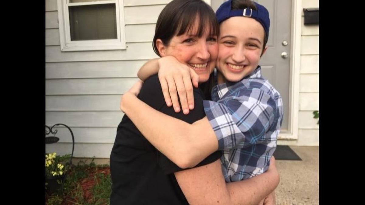 Transgender student Ashton Whitaker, pictured on the right, sued a school district for discrimination