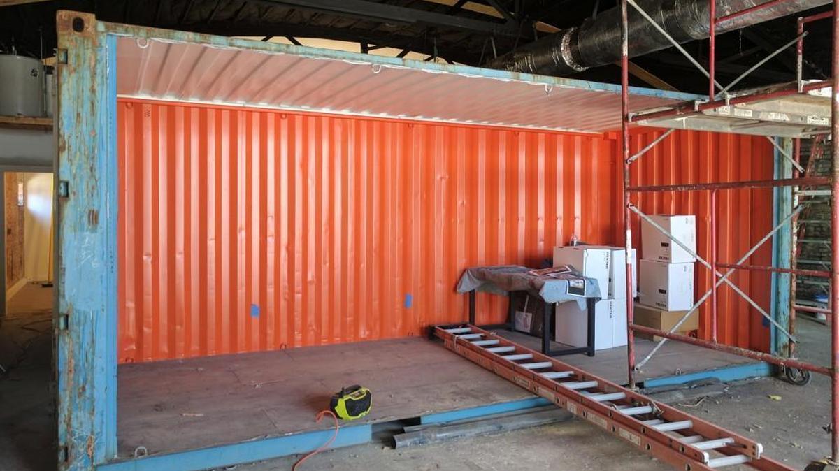 Repurposed shipping containers are the focal point of a new development in the works in downtown Wilmington.