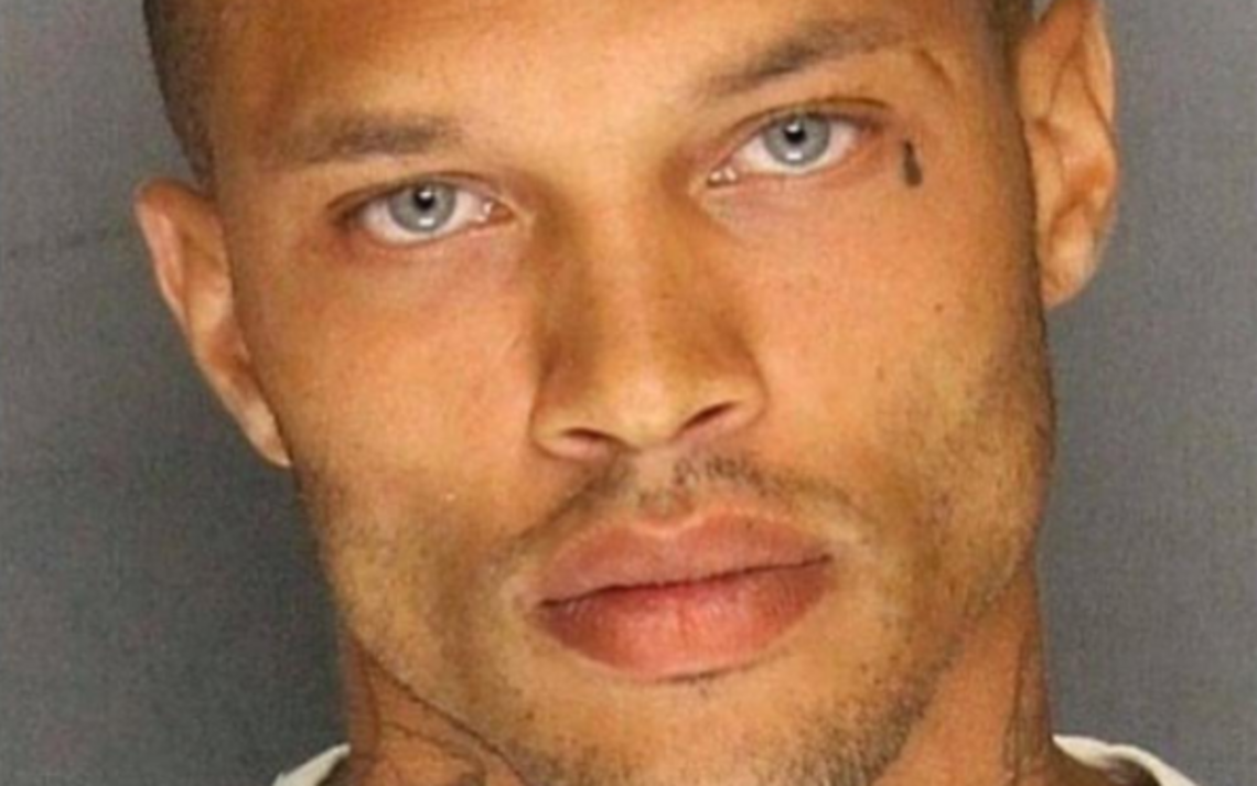 ‘Hot Mugshot Guy’ cashes in on internet fame by modeling at New York Fashion Week