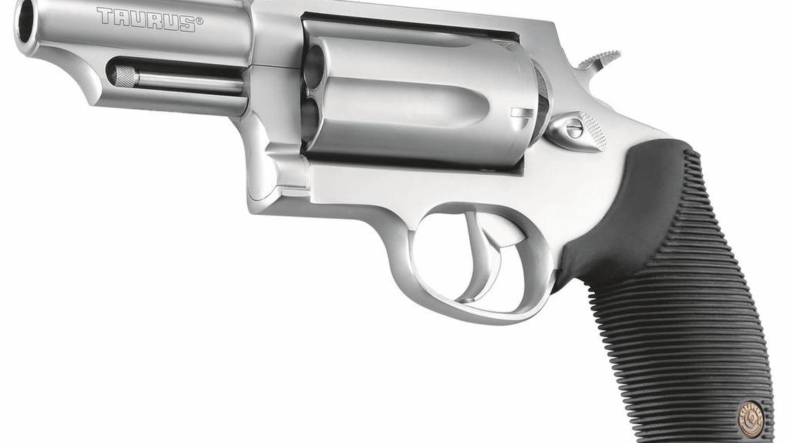 The Taurus Judge revolver, as displayed on the company website.