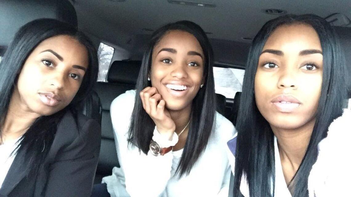 Selfie mystery: Which two are the twins, and which is their mom?
