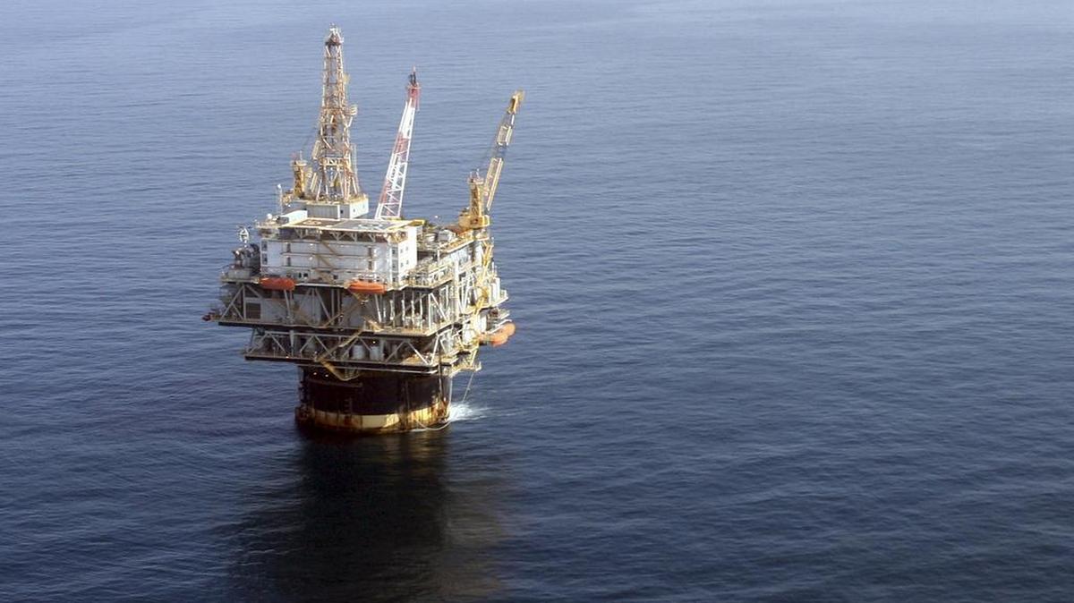 The Chevron Genesis Oil Rig Platform is seen in the Gulf of Mexico near New Orleans, La., on Aug. 19, 2008.