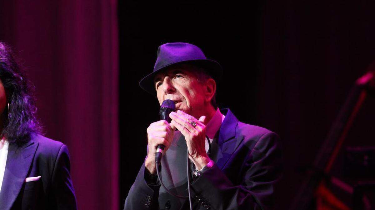 Leonard Cohen performs on the Old Ideas World Tour, at The Fabulous Fox Theatre on Friday, March 22, 2013, in Atlanta.