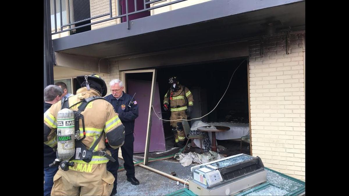 An Alabama woman has been charged with felony arson after cops say she lit unwanted ham on fire in this hotel room, ultimately causing a can of butane fuel to explode.