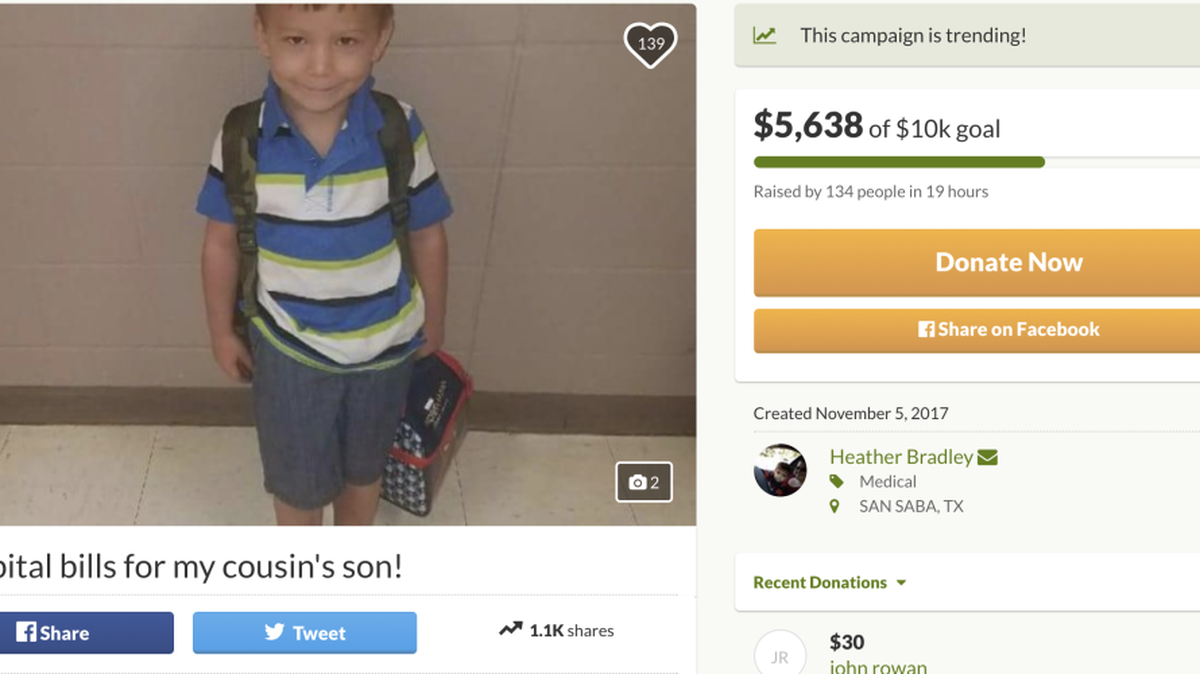 Ryland Ward, 5-year-old victim of the Texas church shooting in Sutherland Springs, survived surgery after being shot. He is still in critical condition.