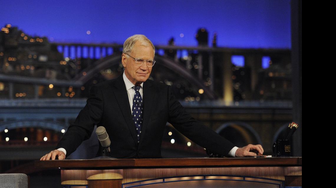 
In this image released by CBS, David Letterman appears during a taping of his final "Late Show with David Letterman," May 20, 2015 at the Ed Sullivan Theater in New York. 
