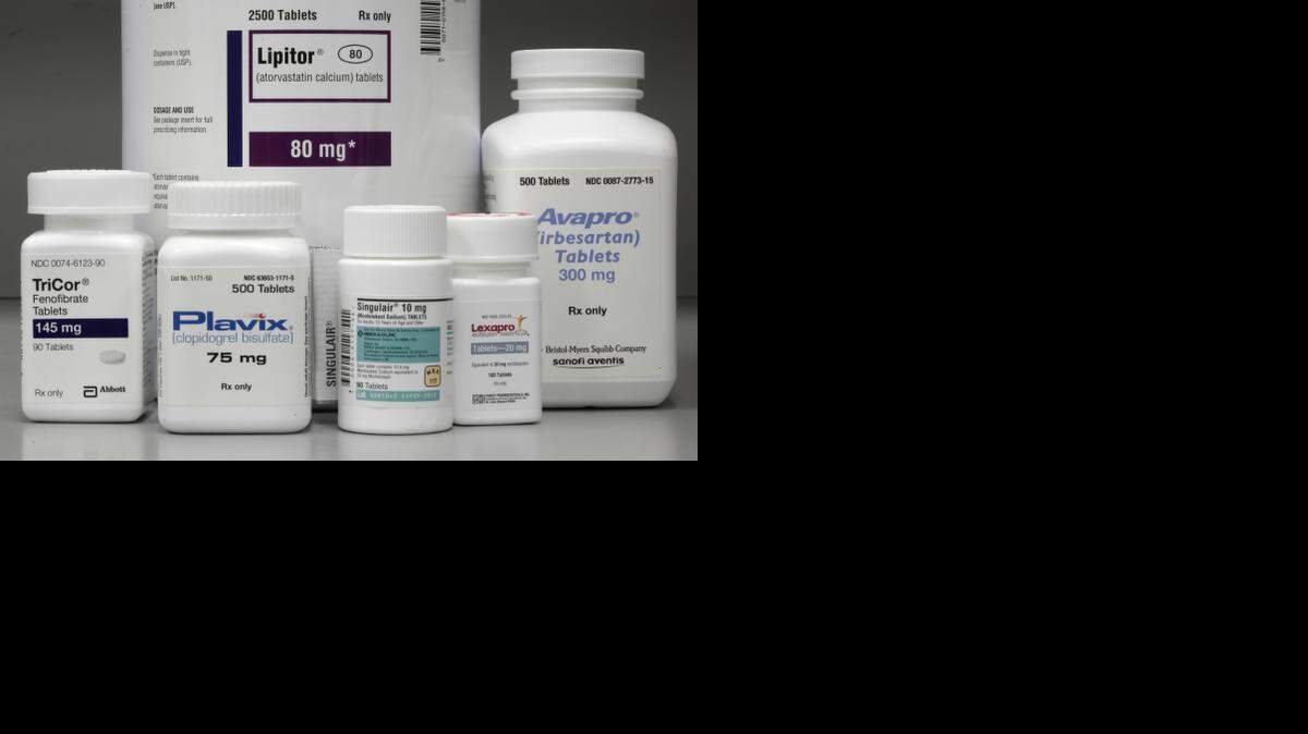 
Bottles of prescription drugs are displayed at Medco Health Solutions Inc., in Willingboro, N.J., on June 14, 2011. 
