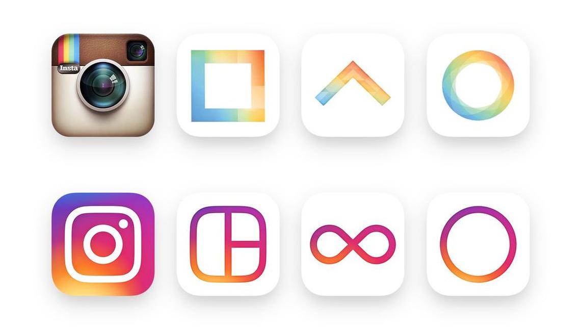 Instagram rolled out its new logo Wednesday, along with a resdesigned app.