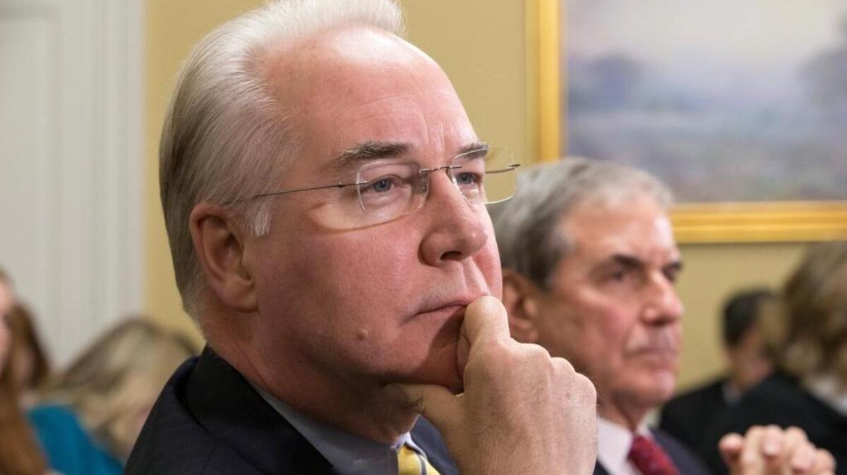 Rep. Tom Price, R-Ga., chairman of the House Budget Committee.
