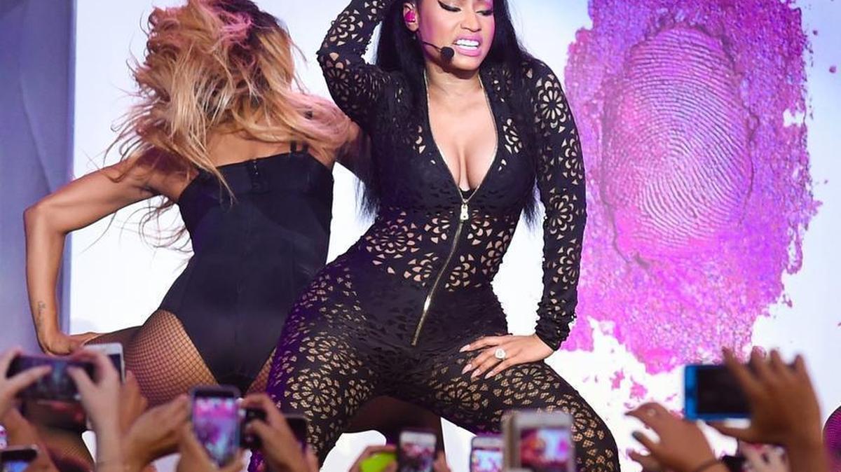 
Nicki Minaj performs at the 2015 Billboard Hot 100 Music Festival Aug. 23, 2015, in Wantagh, N.Y.
