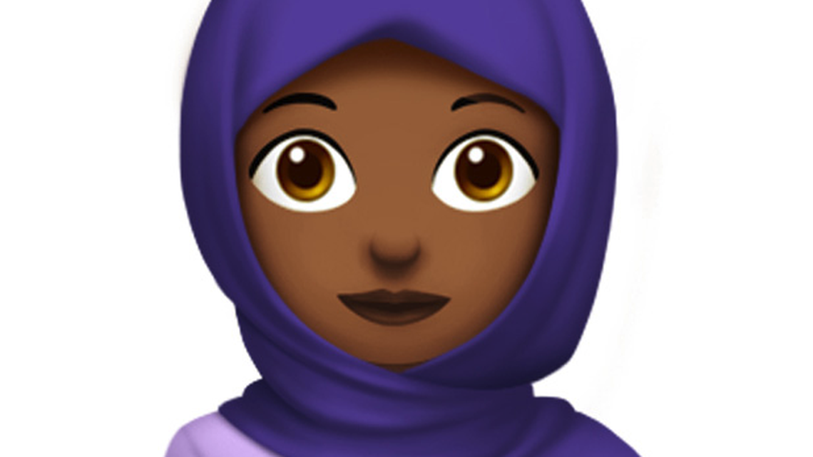 Apple announced Monday that the emoji of a woman wearing a hijab would be available on its devices later in 2017.