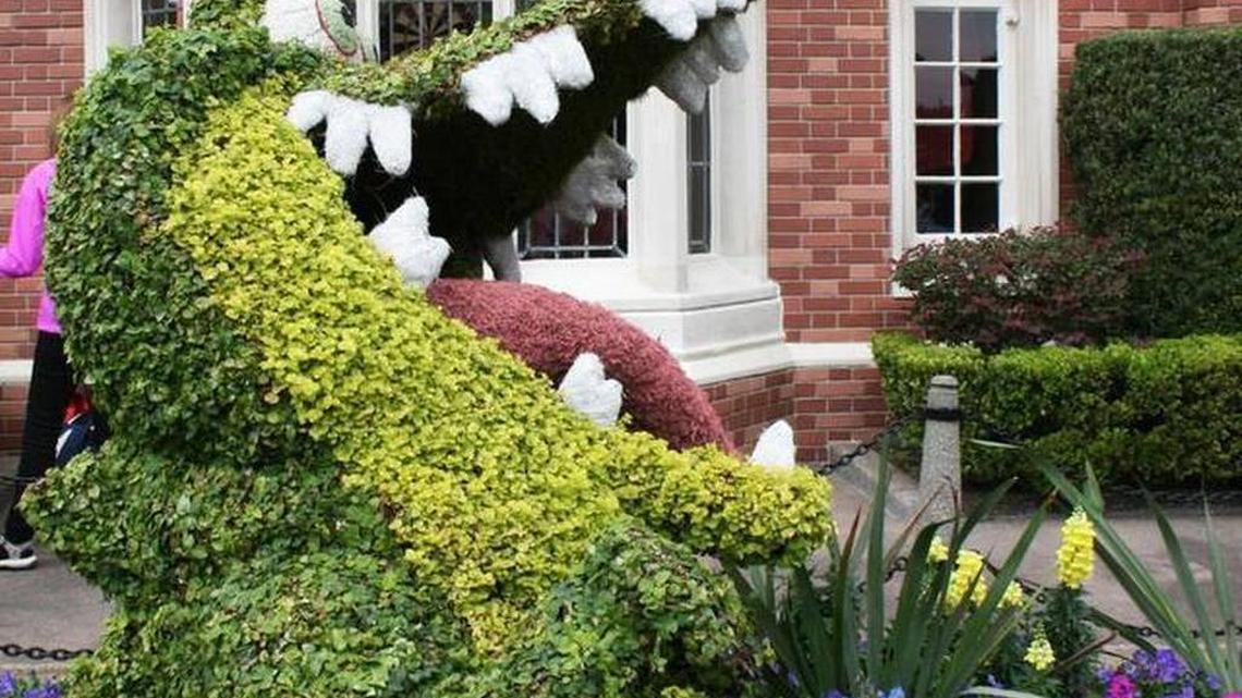 Tick Toc Croc at the Epcot Flower and Garden Festival last year.