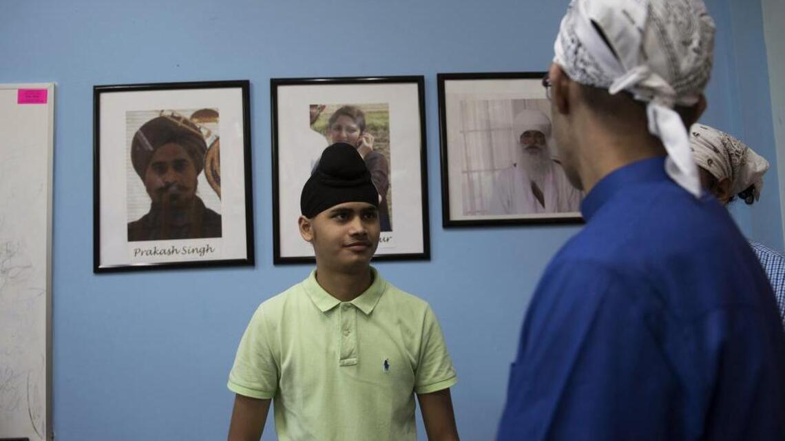 He was 12 and had just moved to America. Then his Sikh father was murdered.