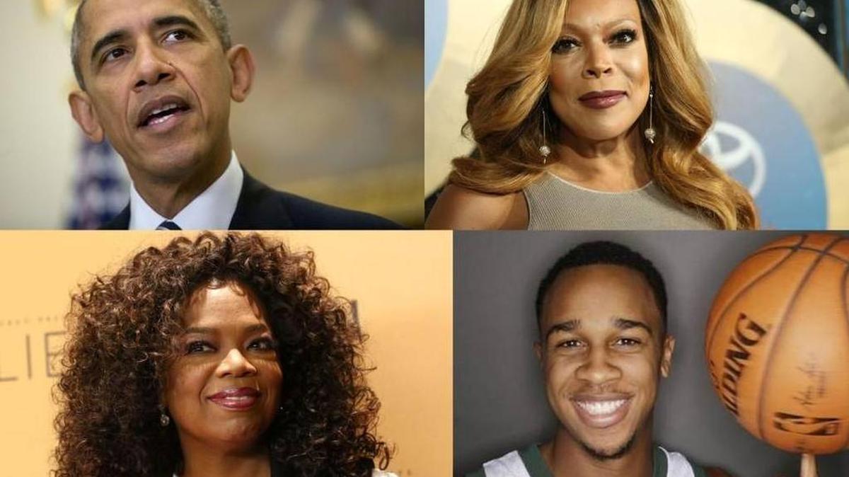 Some of the recognizable people who say they have experienced “shopping while black.” NBA star John Henson, lower right, wrote about a recent incident on Instagram: “This was one of the most degrading and racially prejudice(d) things I’ve ever experienced in life and wouldn’t wish this on anyone.”