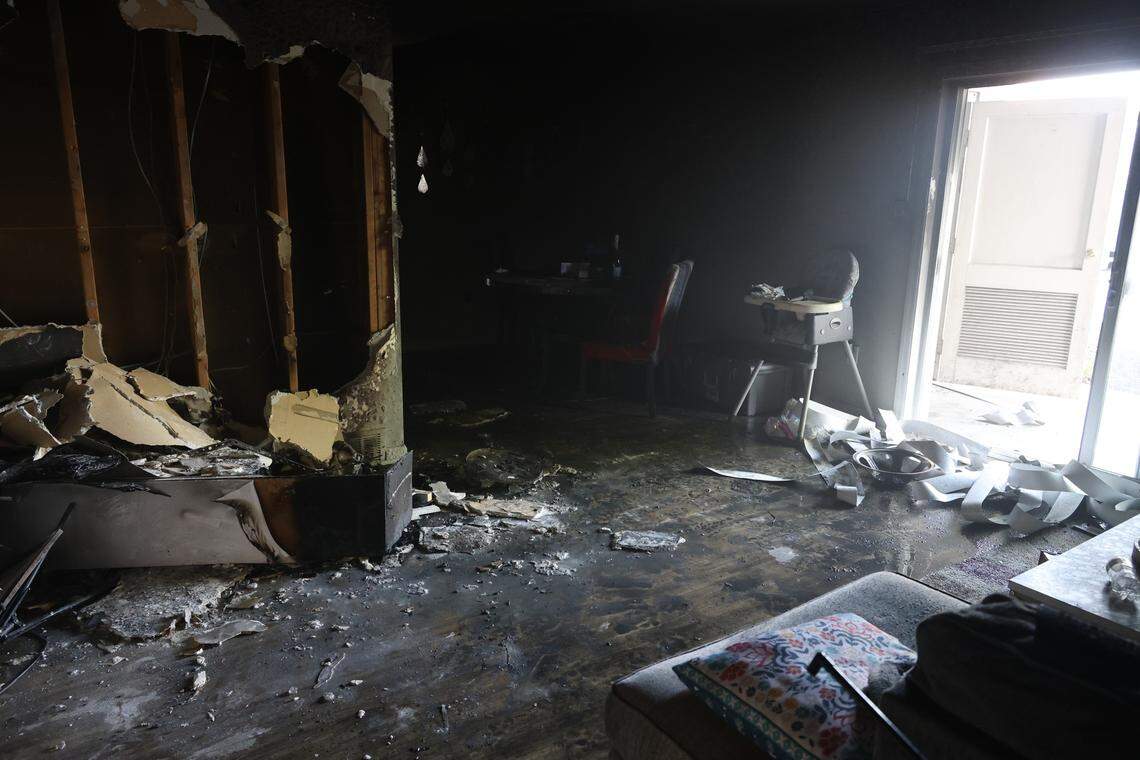 A 5-year-old boy was rescued from an apartment fire in Indiana.