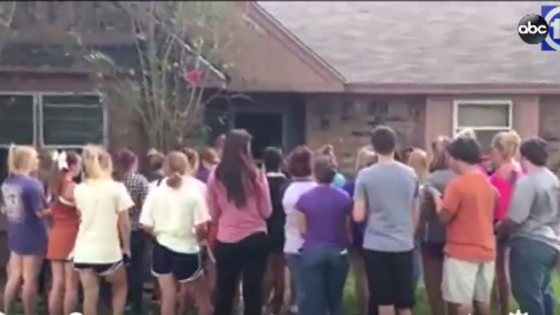 Choir visits dying teacher for a last song. Then, she’s gone.