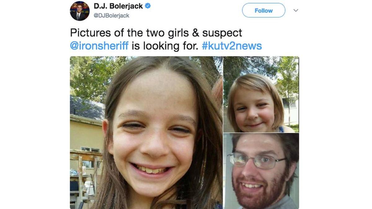 Four missing children were found after they were allegedly kidnapped by their father, who is a member of a fundamentalist group, police say.