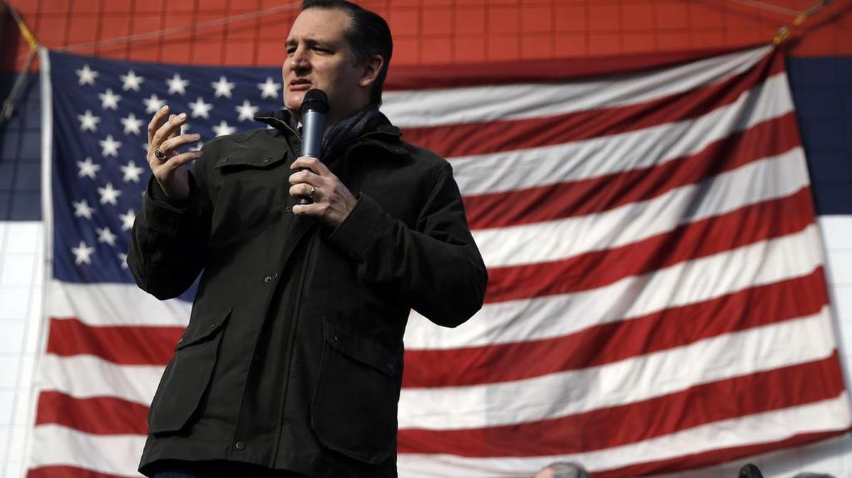 Republican presidential candidate Sen. Ted Cruz, R-Texas, speaks Tuesday, Jan. 12, 2016, during a campaign stop at Granite State Indoor Range in Hudson, N.H.