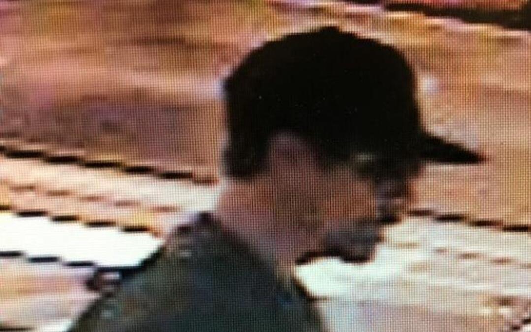 A surveillance photo shows a man suspected of tampering with food at a South Lake Tahoe, Calif., grocery store.